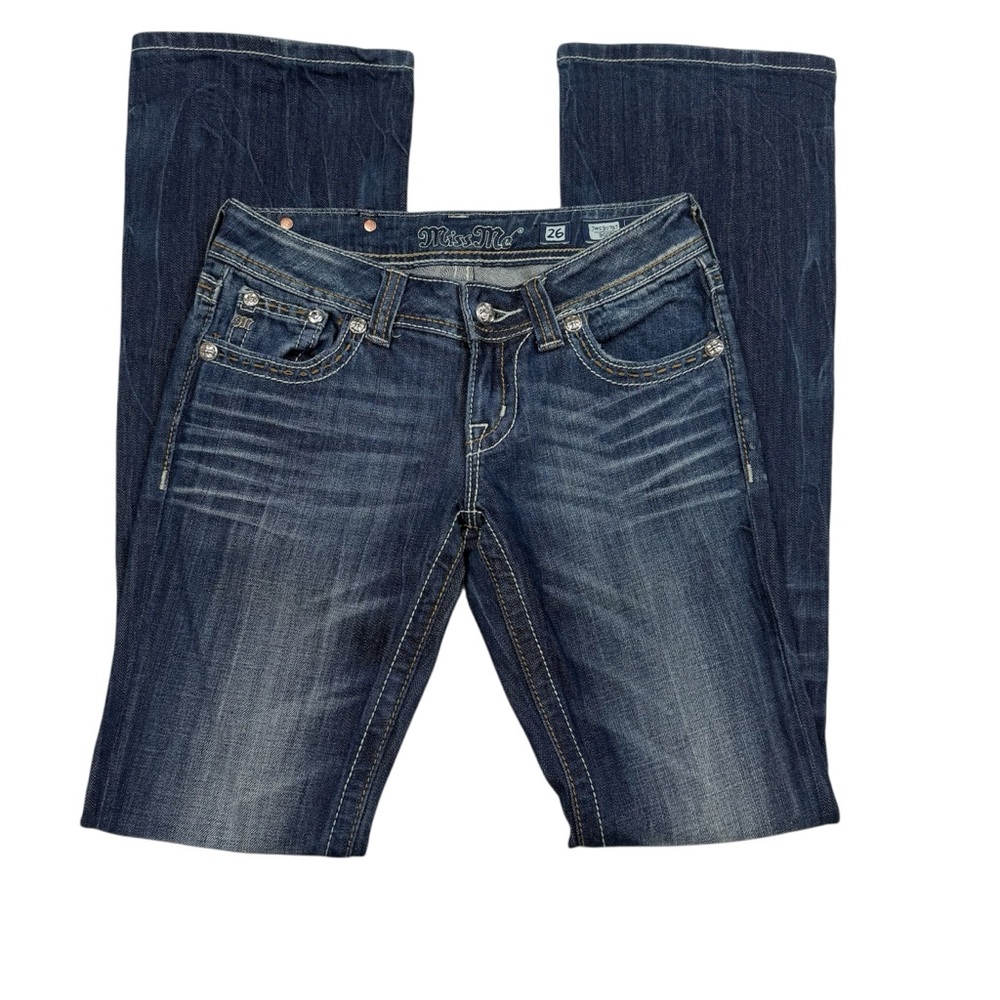 Miss Me Dark Blue Boot Cut Jeans